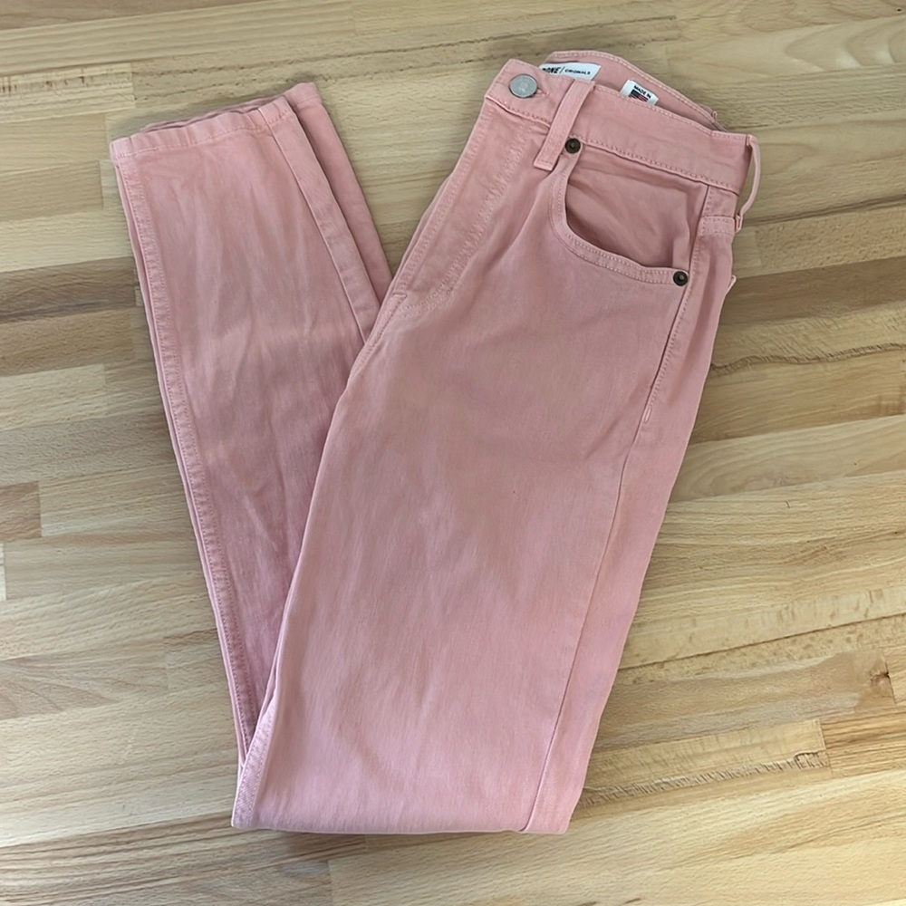 Redone Pink Jeans Size 27